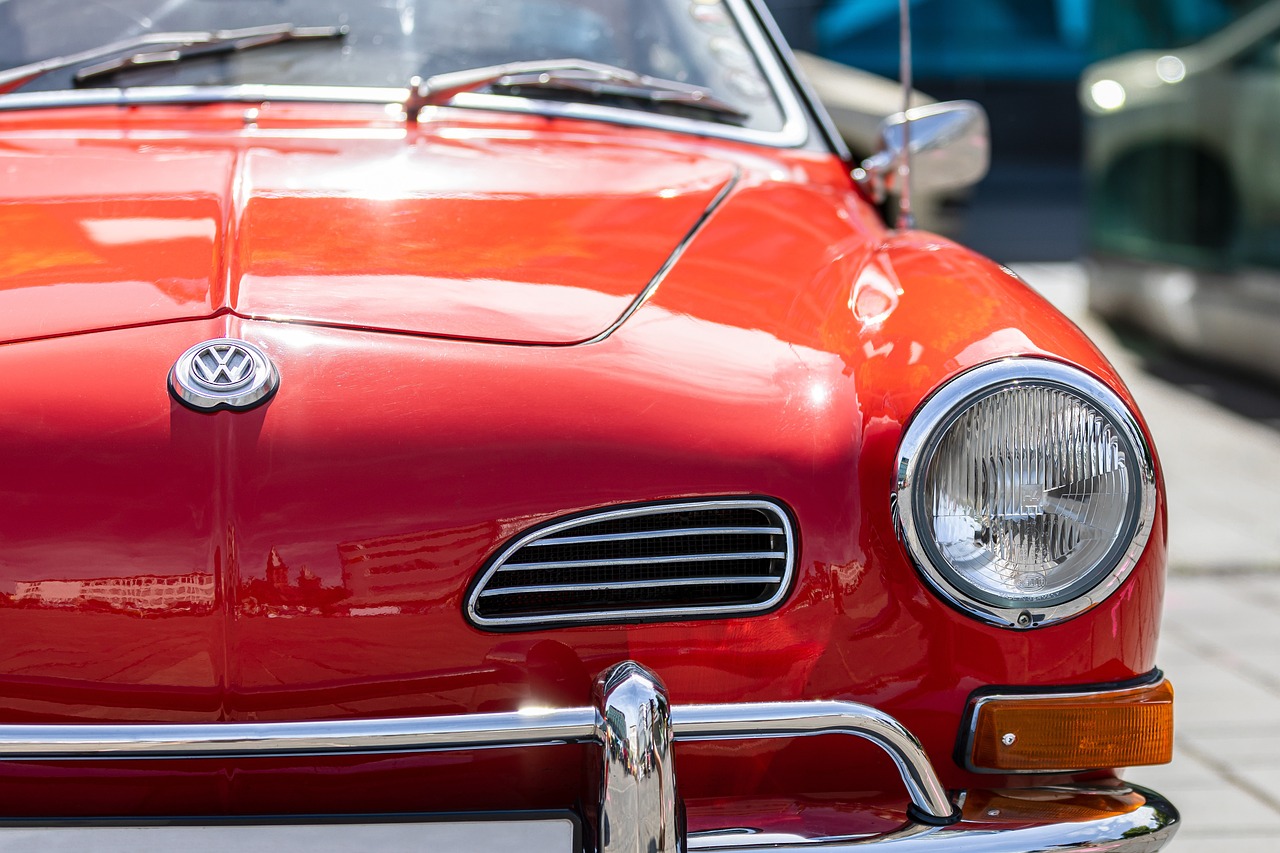 Classic cars on display